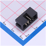 IDC连接器 2.54mm 每排P数:4 排数:2 KH-2.54PH180-2X4P-L8.9